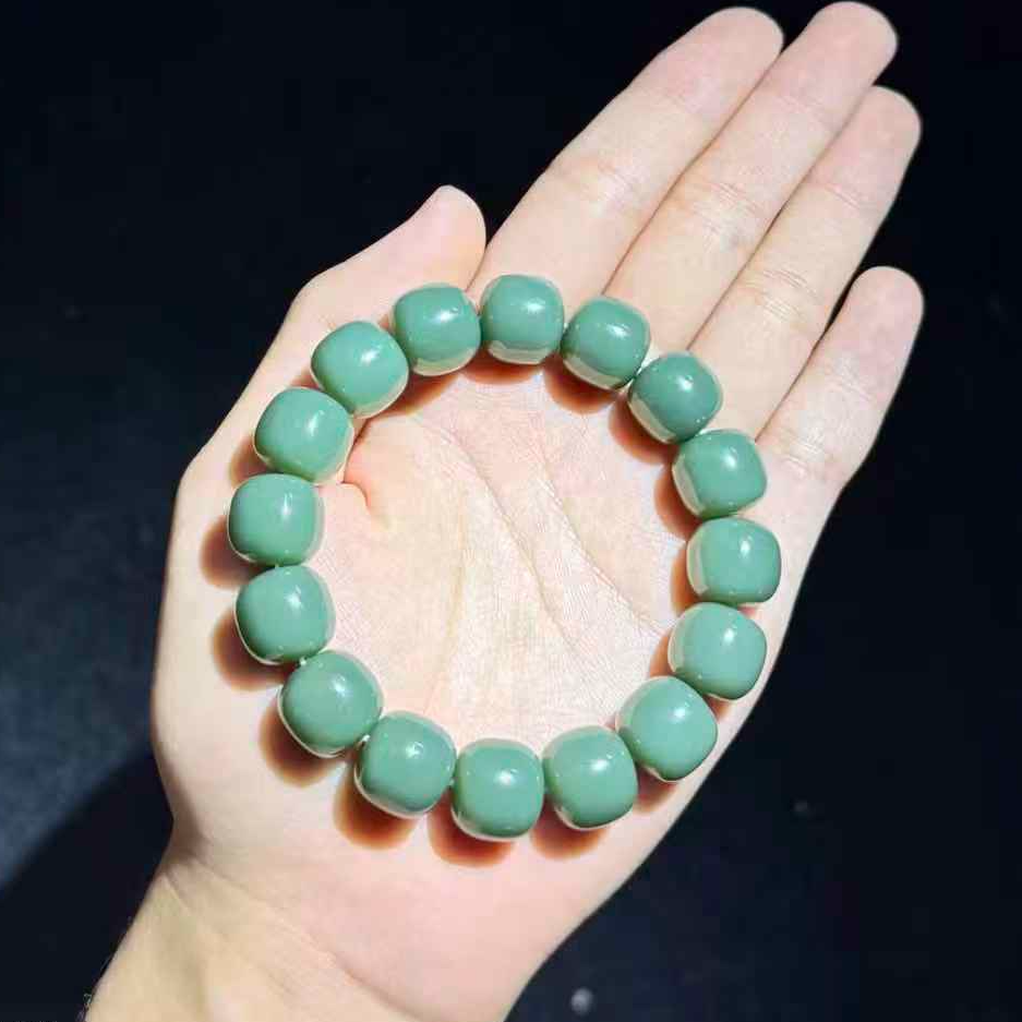 《抖音质检》纯天然和田玉且末手串讲解链接 勿拍XL‘’