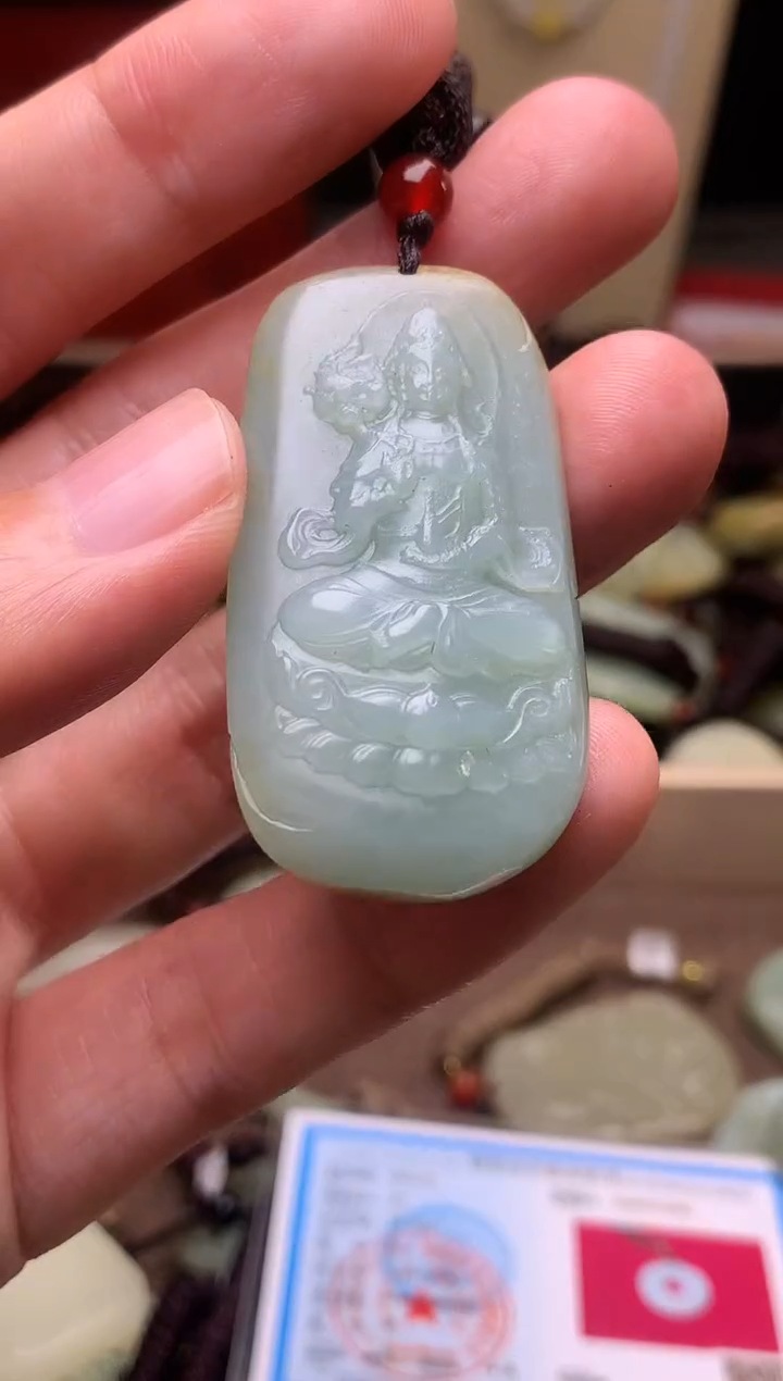 颈饰未镶嵌和田玉新疆料青海料清水和田玉吊坠