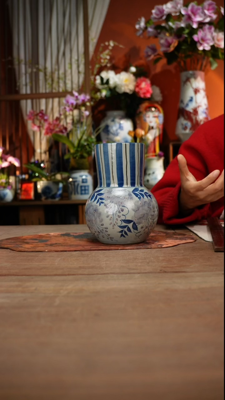 当代高温釉下彩手绘陶瓷餐具