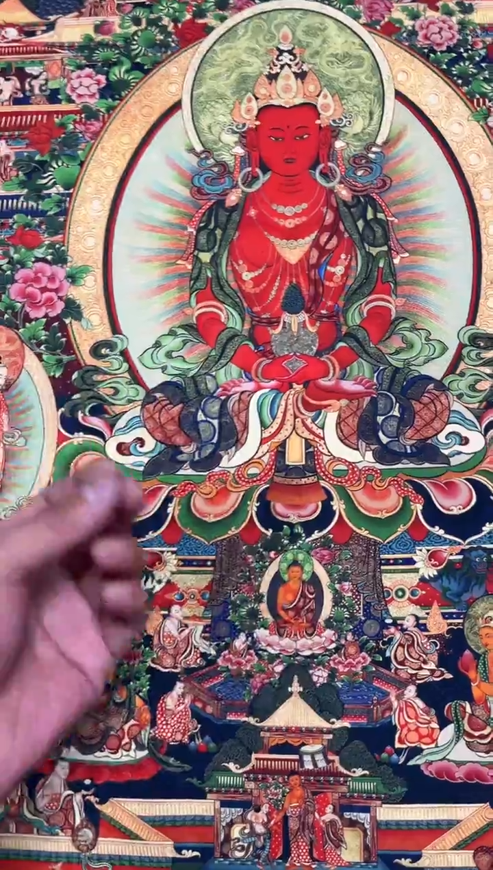 卷轴画老三的唐卡tk16