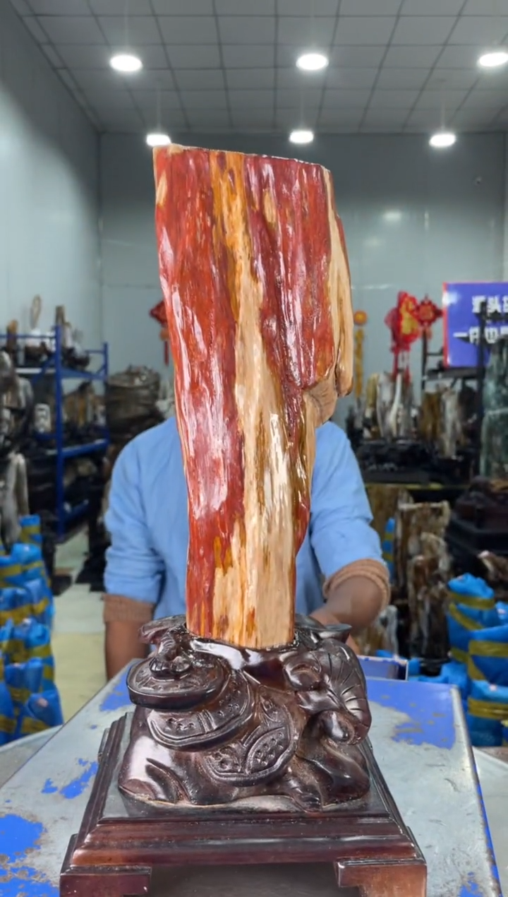 【闪购商品】硅化玉摆件未镶嵌86