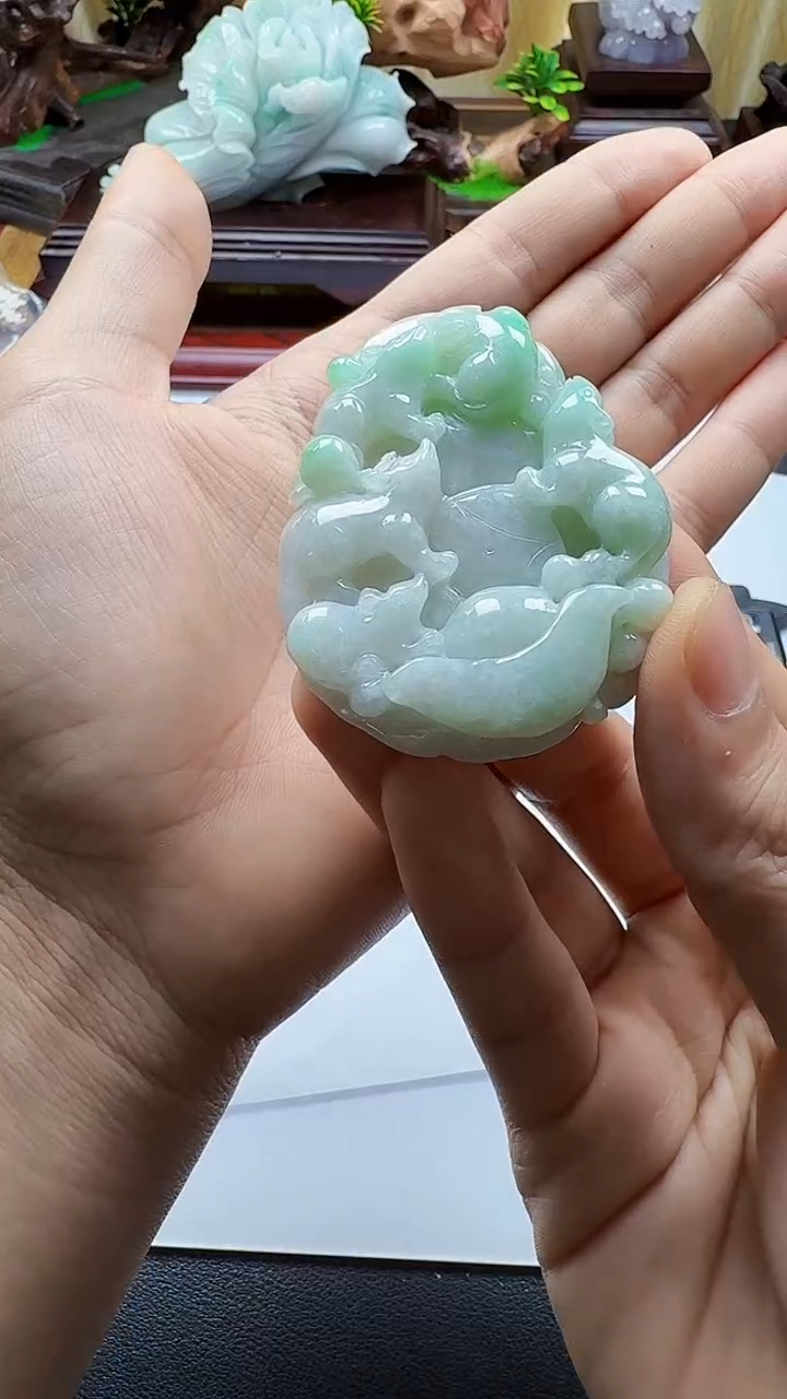 吊坠(不含链)未镶嵌翡翠1