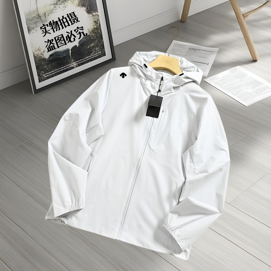 迪桑家特2025新款连帽防晒衣男款夏季冰丝轻薄户外运动防晒服外套