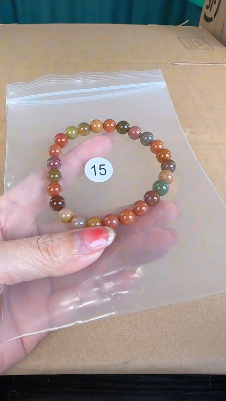 【闪购商品】玛瑙/玉髓手串未镶嵌原矿无优化无裂