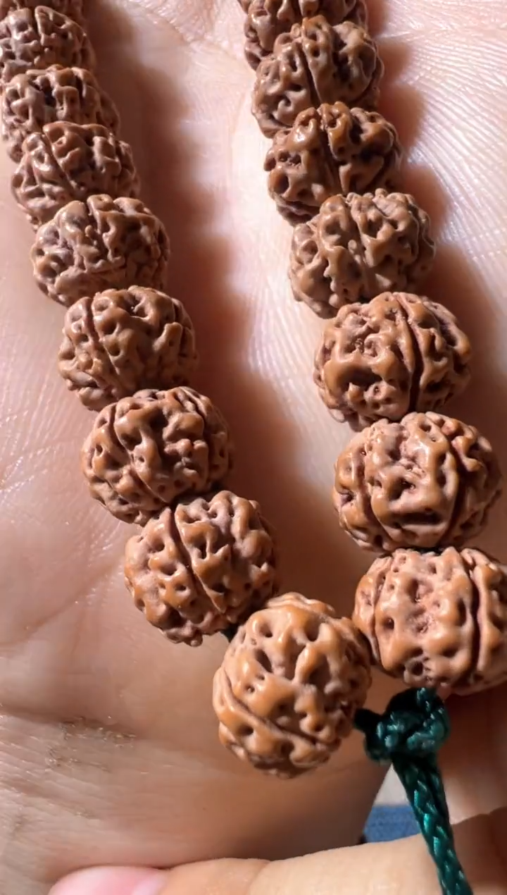金刚菩提手串红方印梅花手持10-11左右