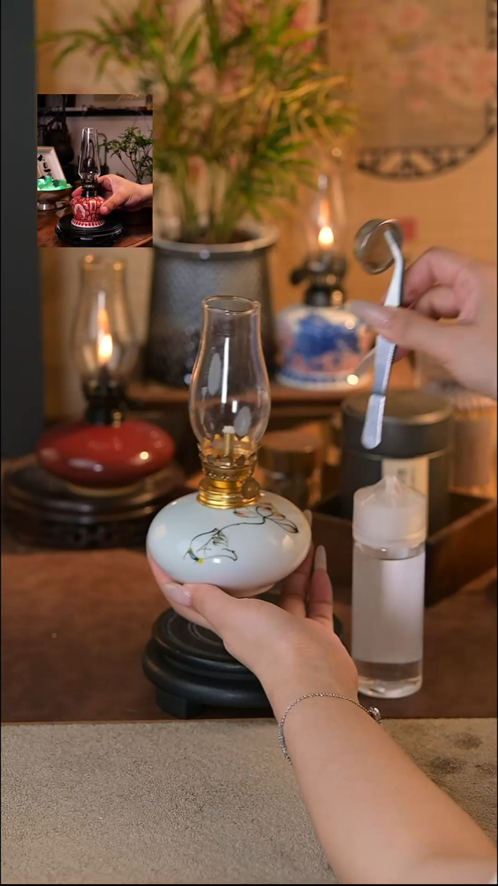景德镇陶瓷香薰灯摆件