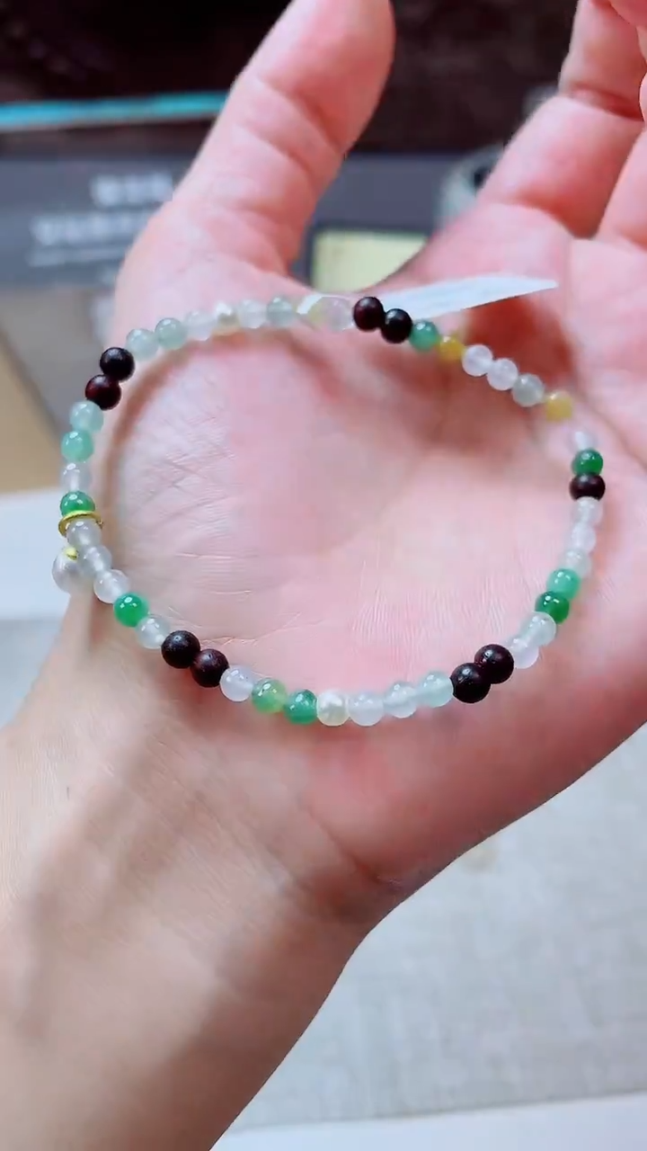未镶嵌手绳翡翠珠串