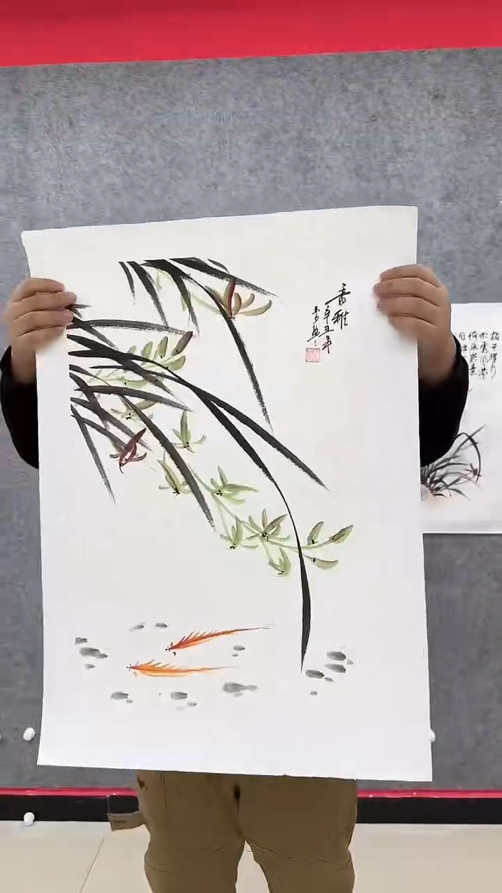 【闪购商品】国画李玉夕手绘国画