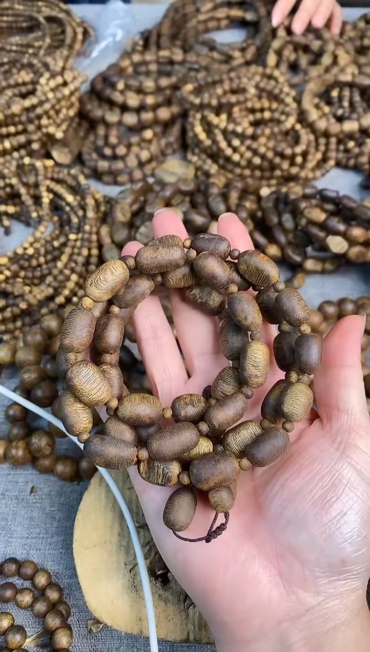 【闪购商品】沉香手串随型留疤多圈棋楠手串#35多样性发一