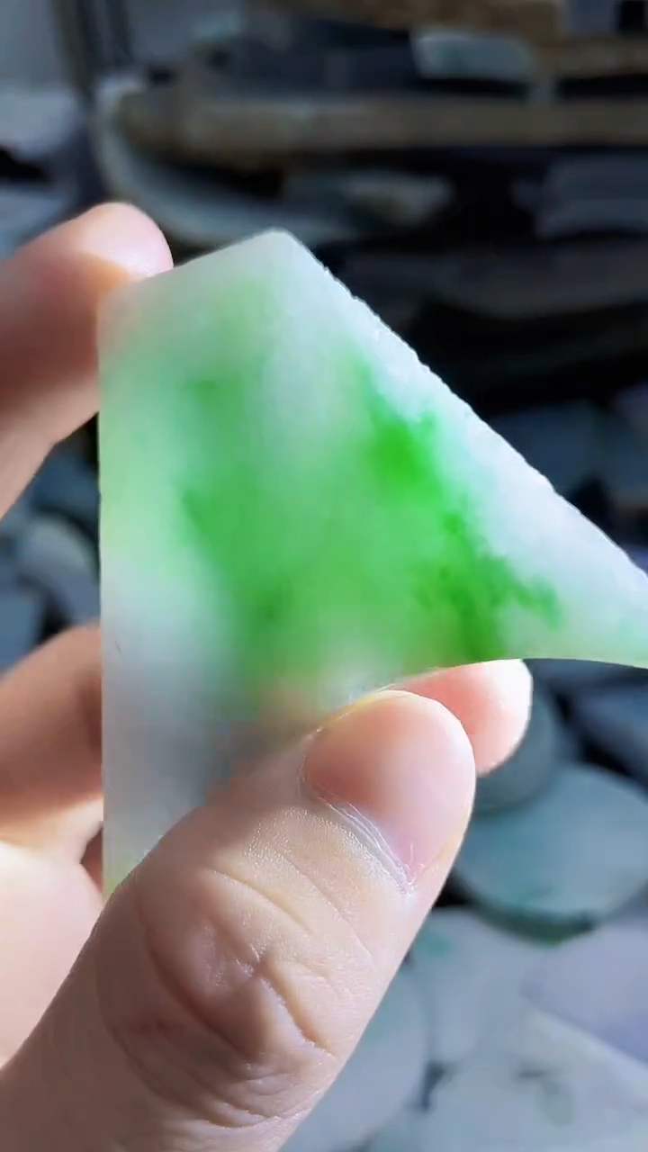 裸石翡翠天然A货翡翠板料