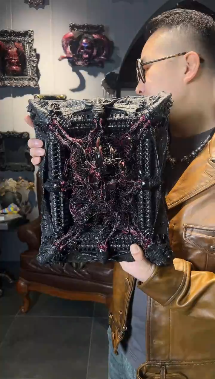 树脂-骷髅墙体装饰奖牌