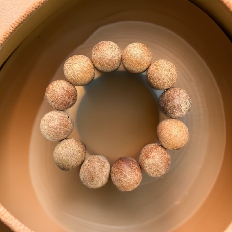 A358印度老山檀文玩手串20mm