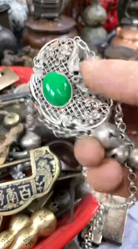 【闪购商品】一物一拍编号嵌绿挂锁