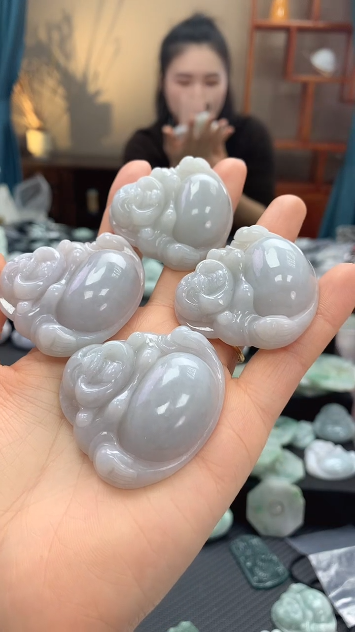 颈饰未镶嵌翡翠A498佛公 多样性发一件