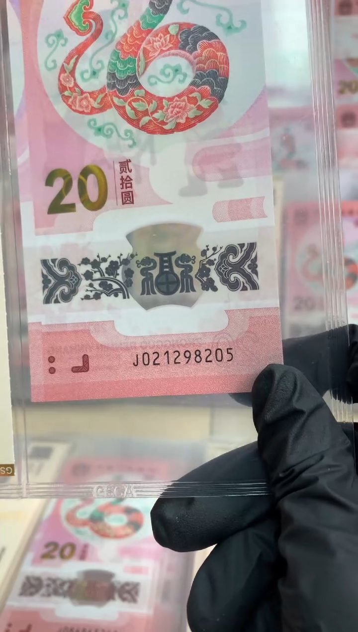 【闪购商品】塑料蛇钞 真钞【单张】8205