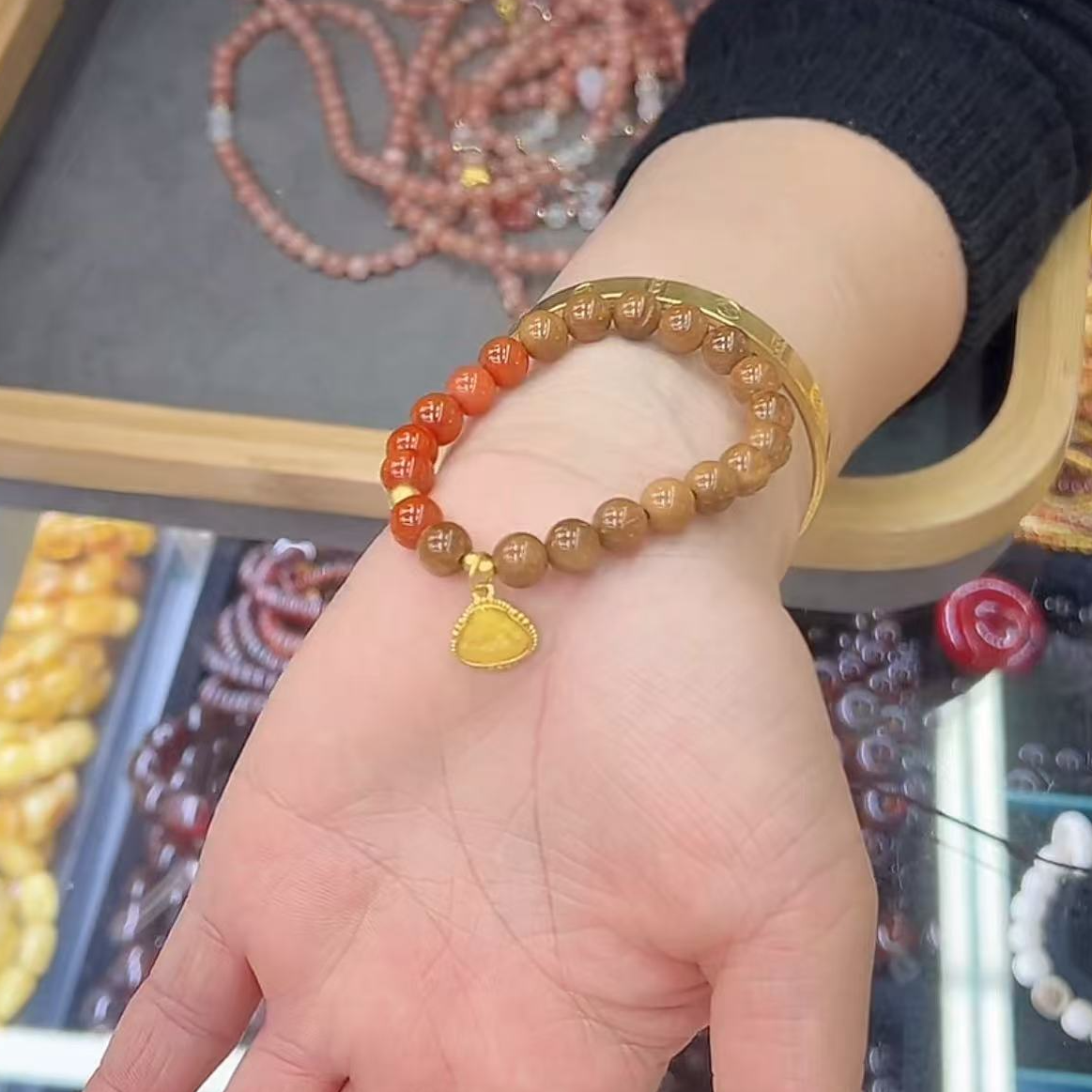 南红女款手链多样性发一 gm52