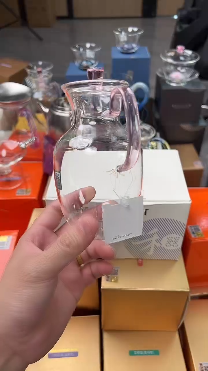 @@禾器晶彩悦心壶浅粉色