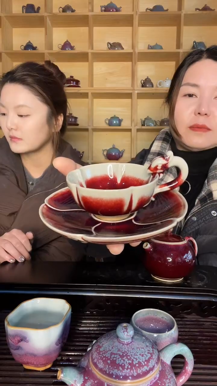 【闪购商品】摆件龙头杯2 土魂钧瓷