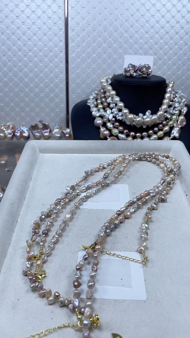 未镶嵌项链淡水珍珠【纯恬饰品】（多样性发货发一）