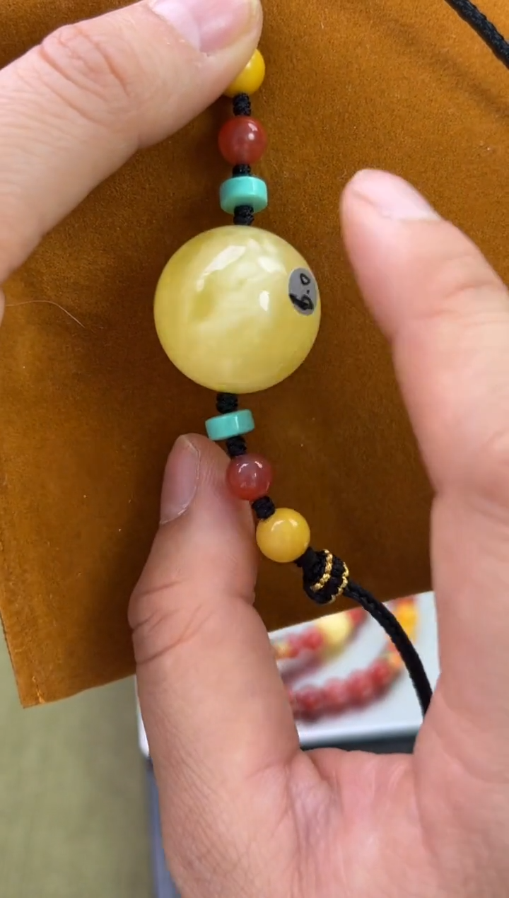 裸石琥珀未镶嵌琥珀蜜蜡吊坠