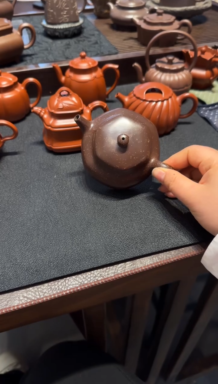 【闪购商品】紫砂茶壶六方静乐 铺砂