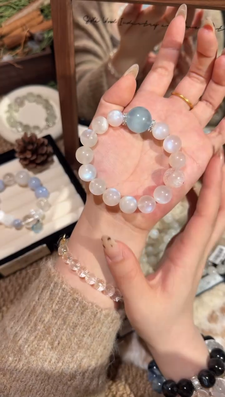 未镶嵌手链水晶安****可多样性发货 发其一