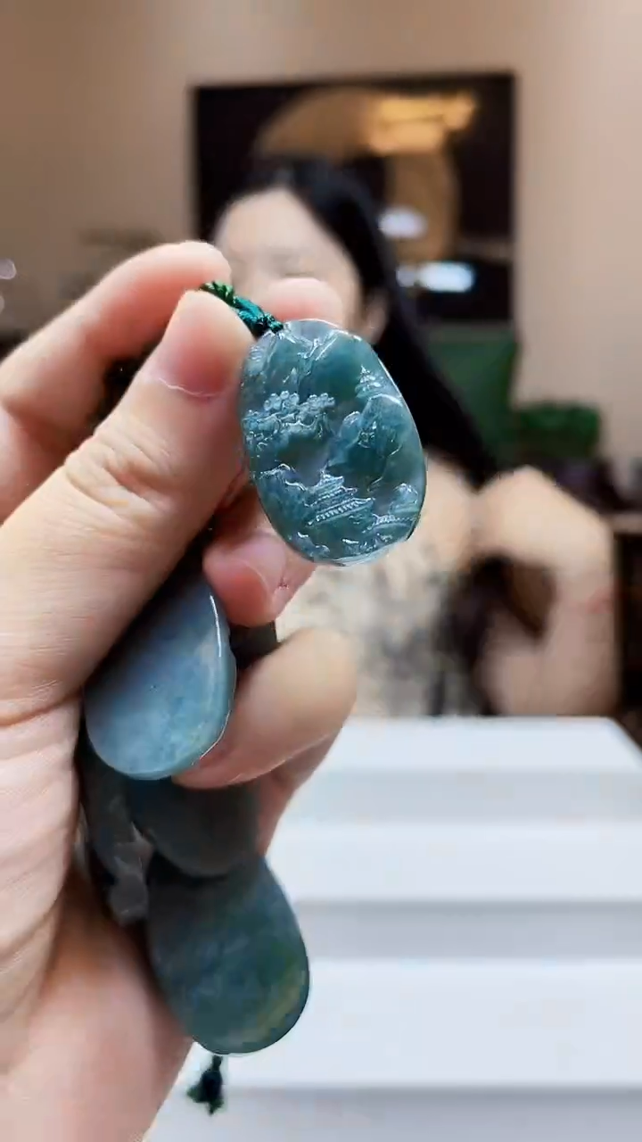 颈饰未镶嵌翡翠吊坠1-多样性发货