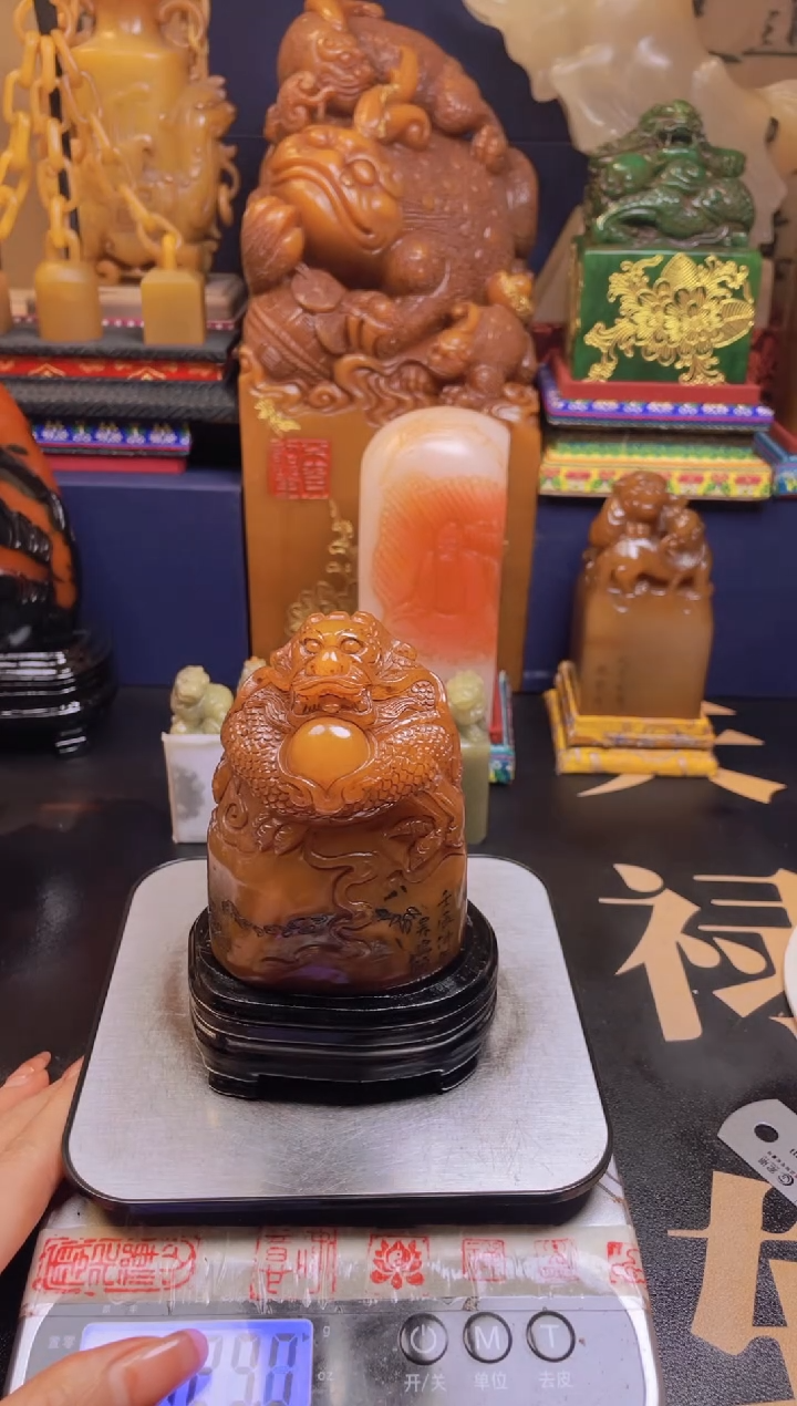 【闪购商品】寿山石印石田黄龙摆件