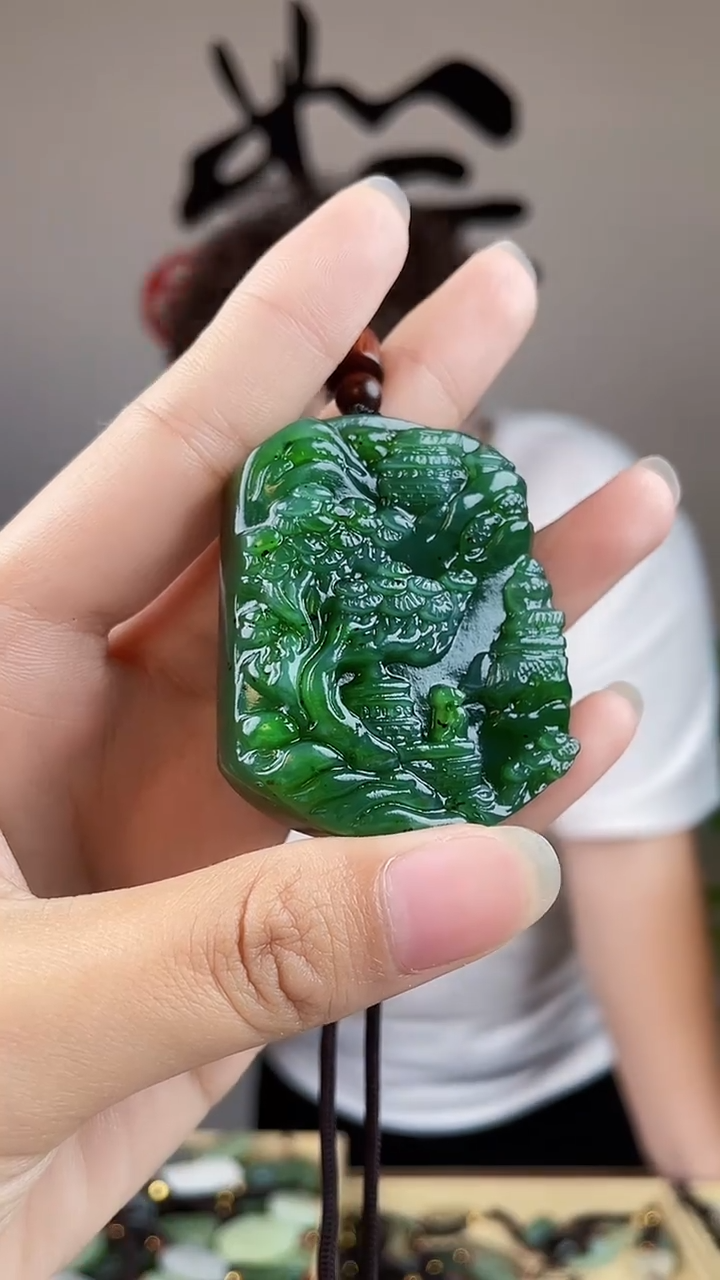 和田玉未镶嵌颈饰多样性发货，拍一发一