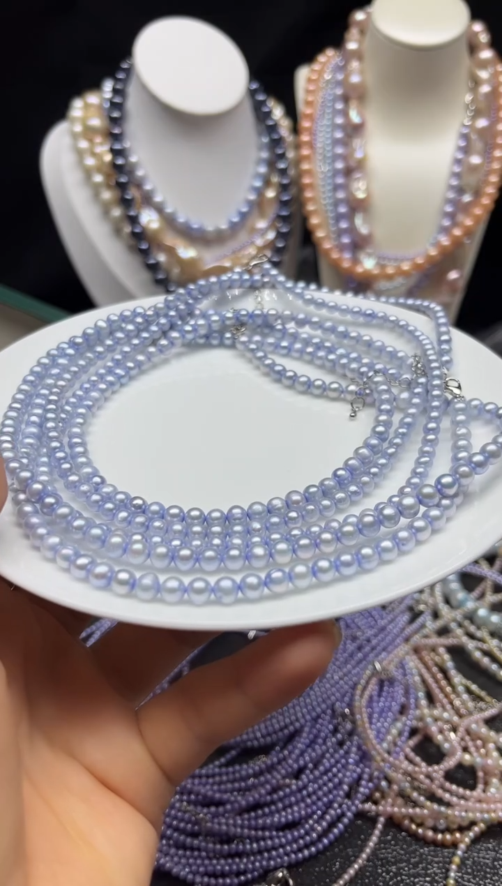 淡水珍珠未镶嵌颈饰多人