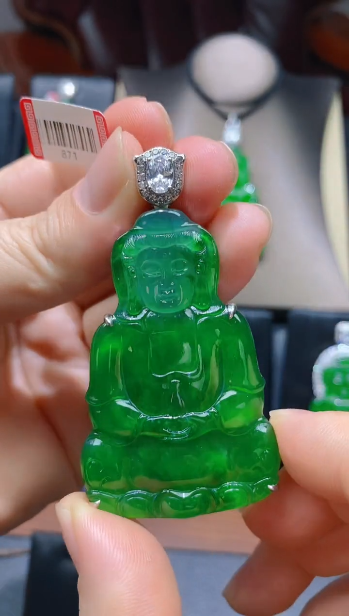 【闪购商品】翡翠颈饰未镶嵌天然F02