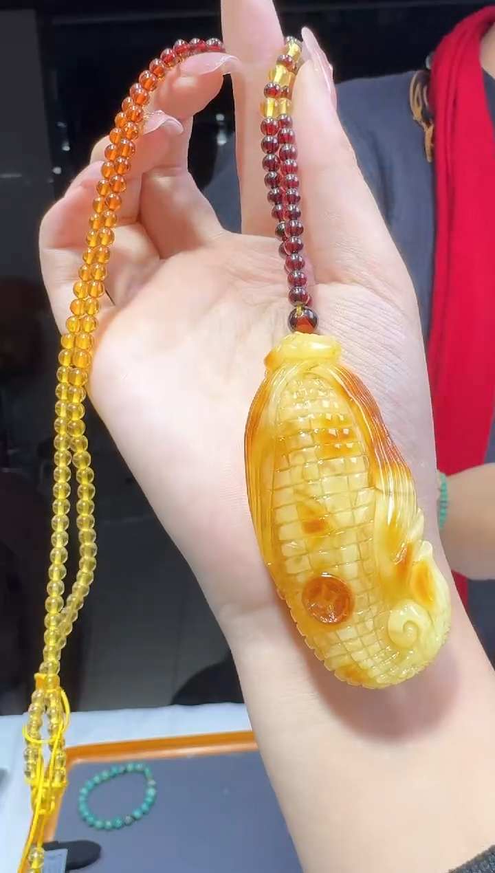 【闪购商品】蜜蜡颈饰未镶嵌多样性发一件 395