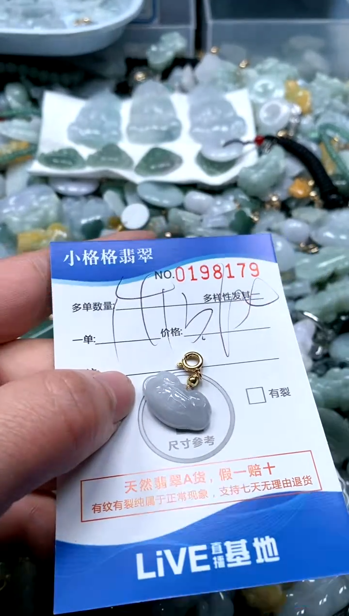 【闪购商品】翡翠颈饰未镶嵌闪购商品0198179多样性