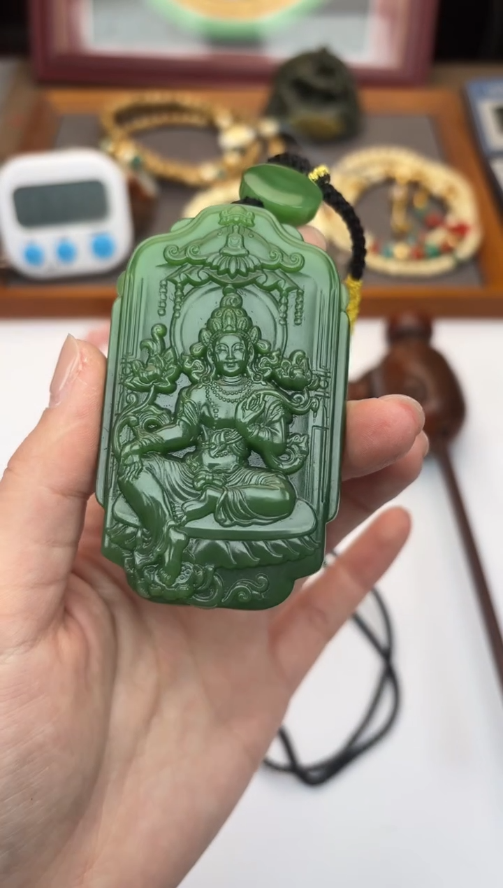 【闪购商品】和田玉（糖玉）吊坠(不含链)未镶嵌和田玉吊坠