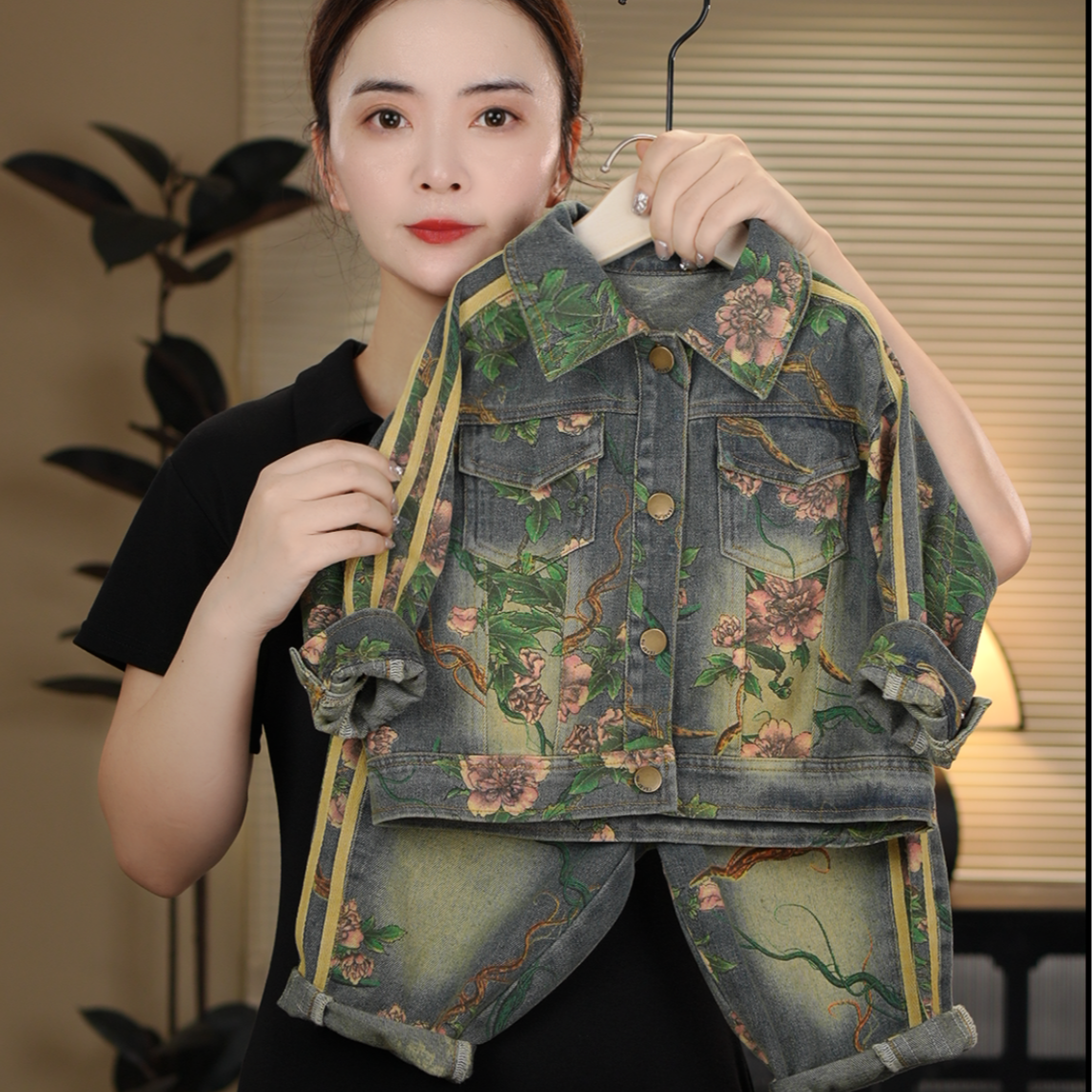 【现货1】2025春秋季新品萌娃穿搭潮流长袖男童女童儿童套装28273