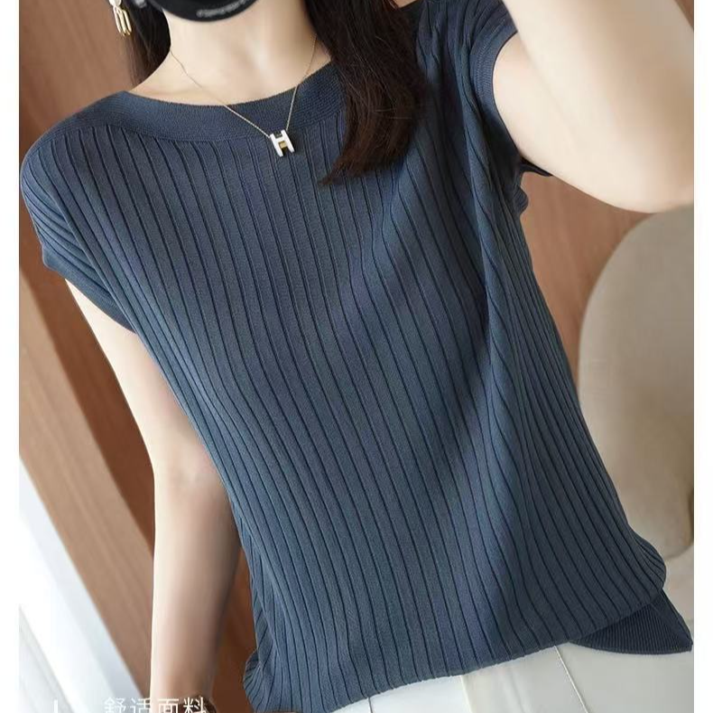 新款女式短袖背心