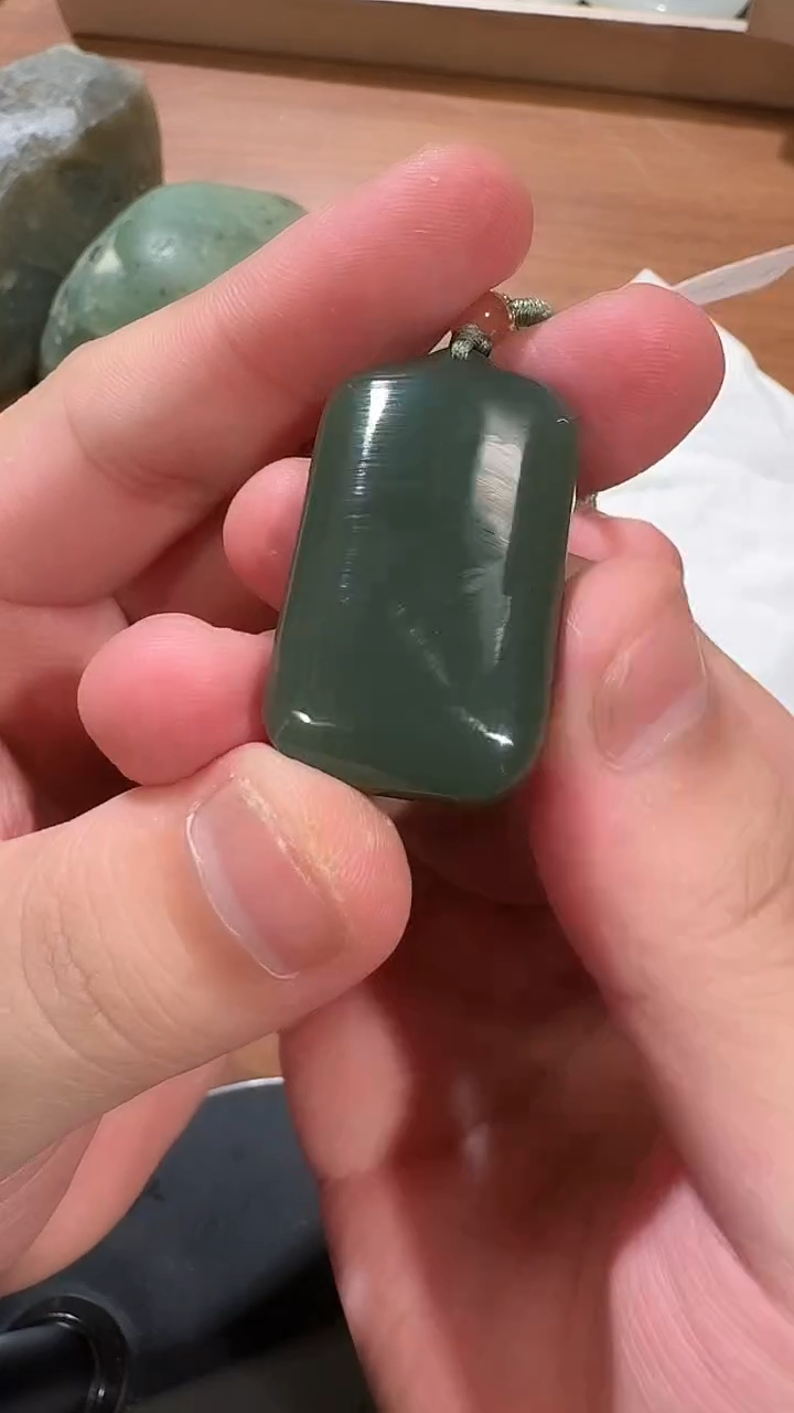 【闪购商品】和田玉吊坠未镶嵌1276平安牌