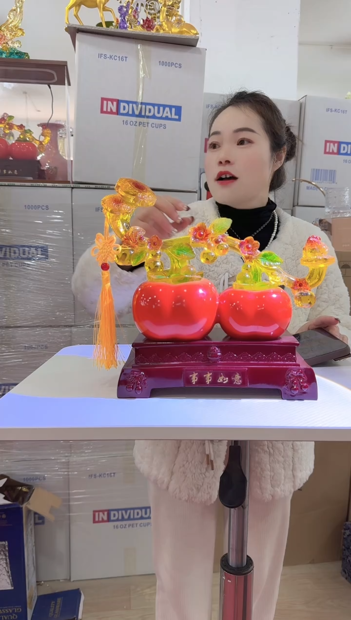 【闪购商品】无铅玻璃迪喜花器-q-早32