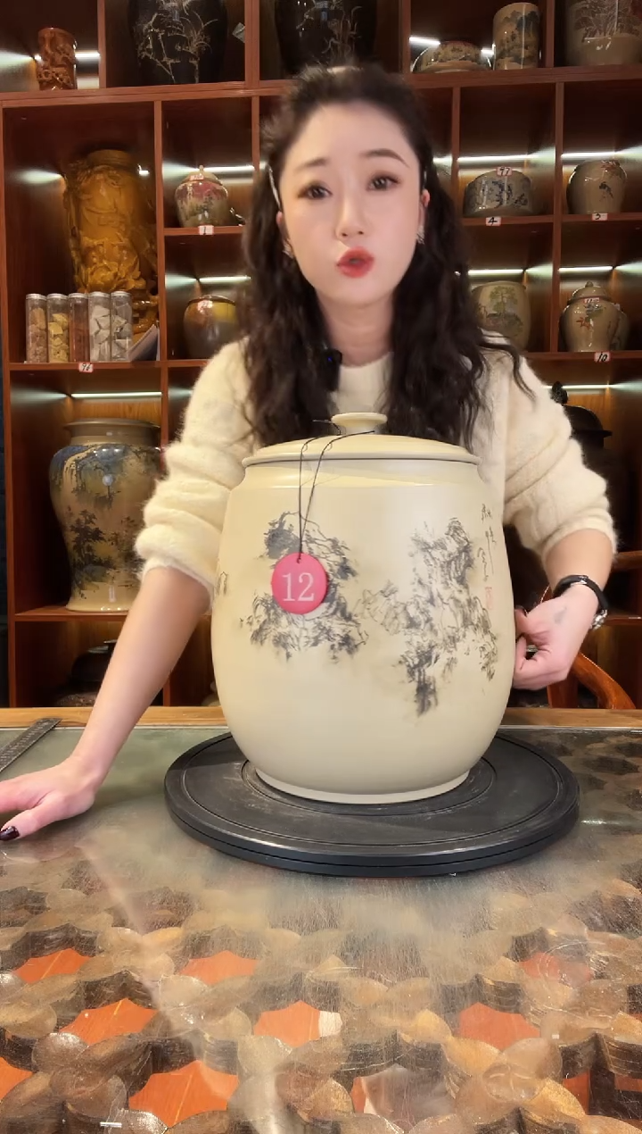 【闪购商品】缸云南建水紫陶白泥缸@12