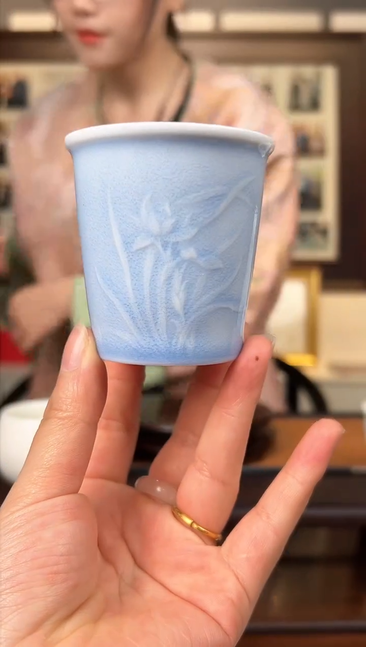 【闪购商品】其他0311-14/锶陶/兰花杯///