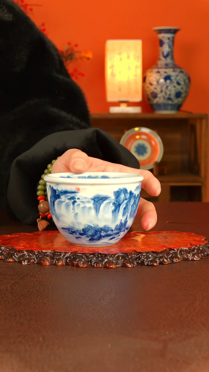 【闪购商品】景琳藏器 旭日东升缸杯