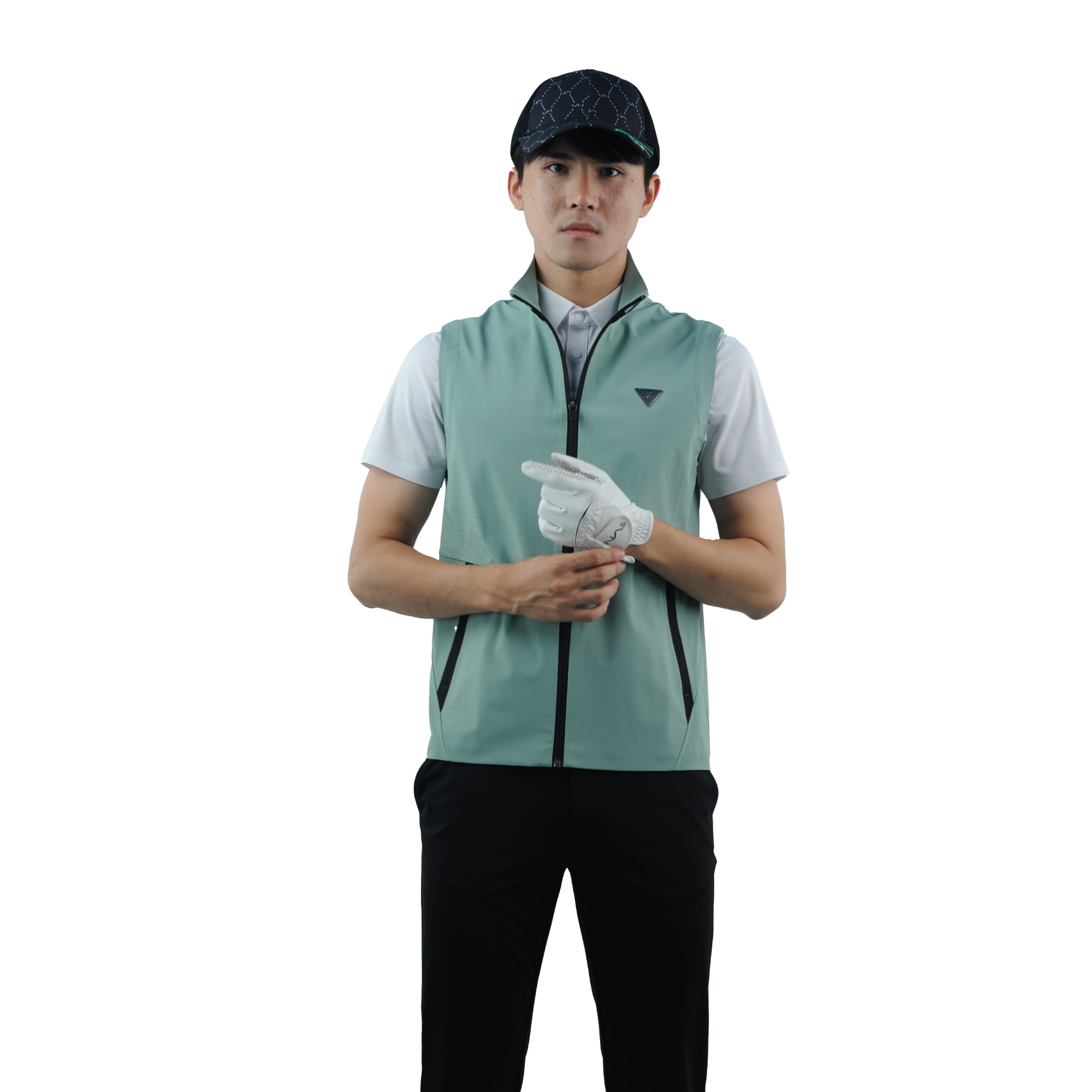 NAgolf高尔夫服装秋季新品时尚舒适修身户外男士速干外套休闲马甲