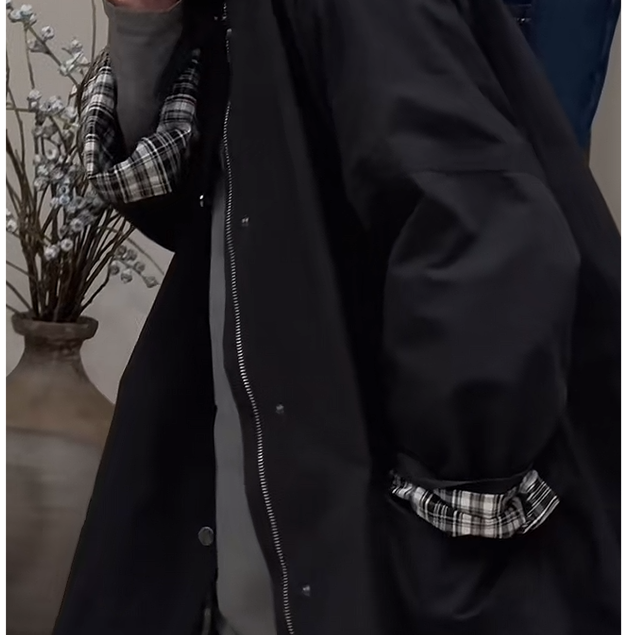  韩国正品不支持退换/JU/拼格双层外套/0727/17