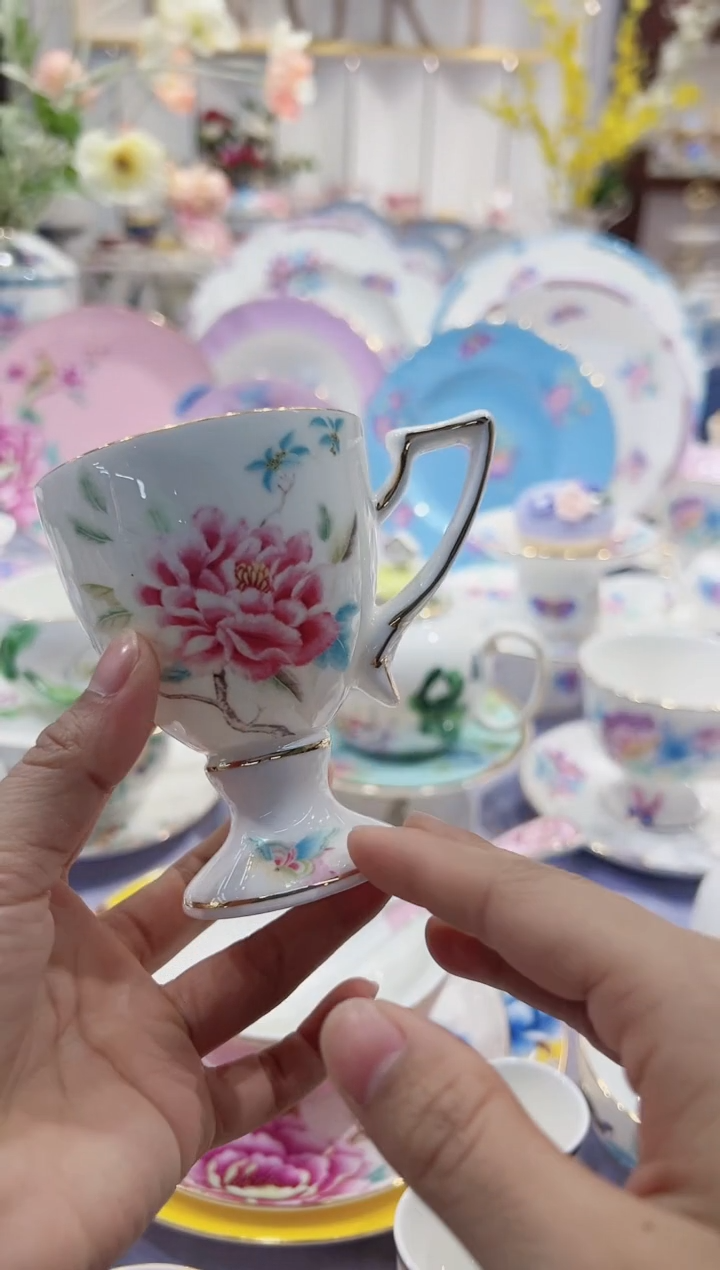 【闪购商品】骨瓷150毫升咖啡杯