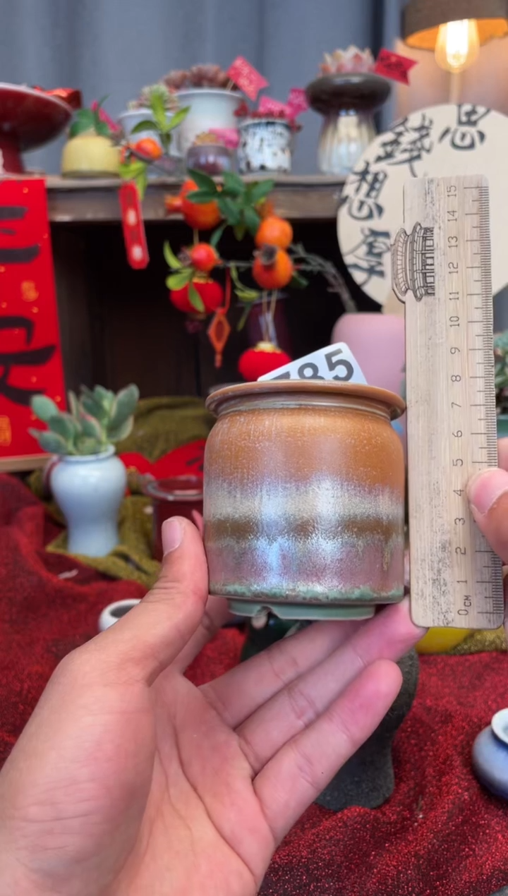 【闪购商品】摆件785小芳手工花盆 默认微瑕