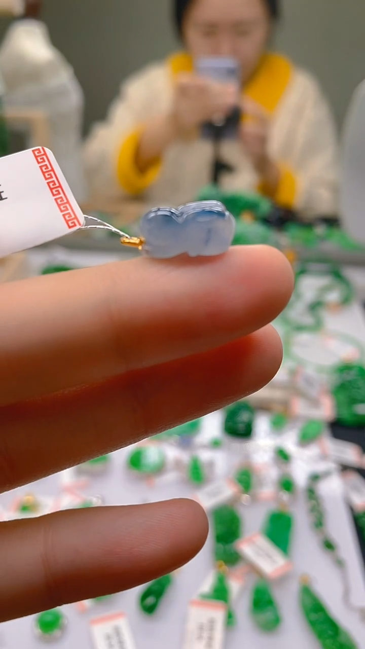 【闪购商品】翡翠颈饰18K金镶嵌新号开播，全场乱卖