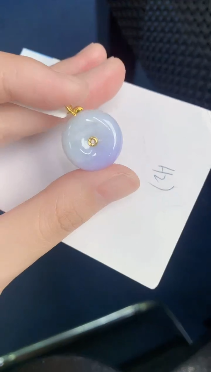 【闪购商品】翡翠颈饰18K金镶嵌000000000