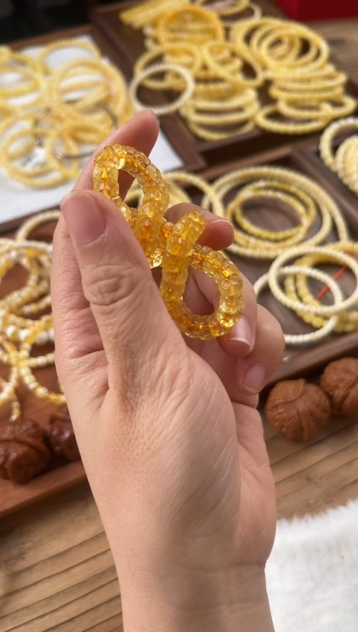 【闪购商品】金珀裸石未镶嵌蜜蜡手串大肠7