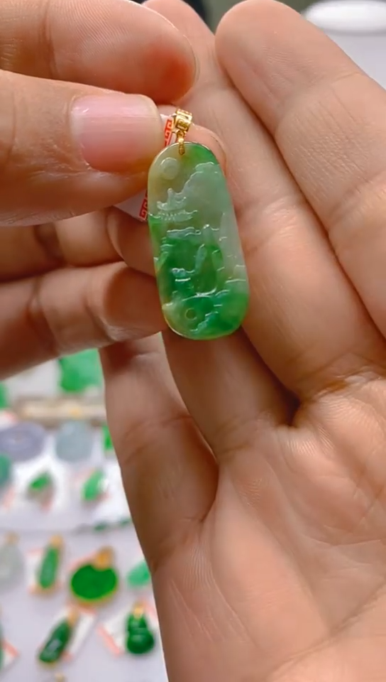 【闪购商品】翡翠颈饰18K金镶嵌新号开播，全场乱卖