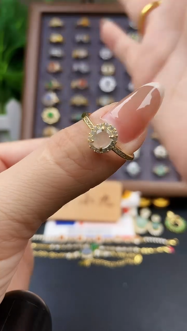 银S925镶嵌戒指翡翠21